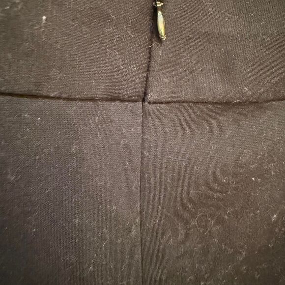 Lane Bryant Women's Black Straight Pencil Stretchy Knee Length Skirt - Picture 4 of 5